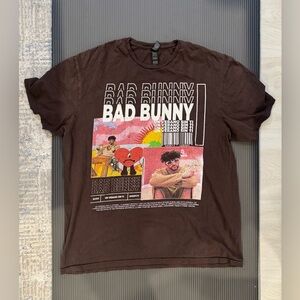 Bad Bunny Tour T-Shirt L men’s Un Verano Sin Ti Tour
